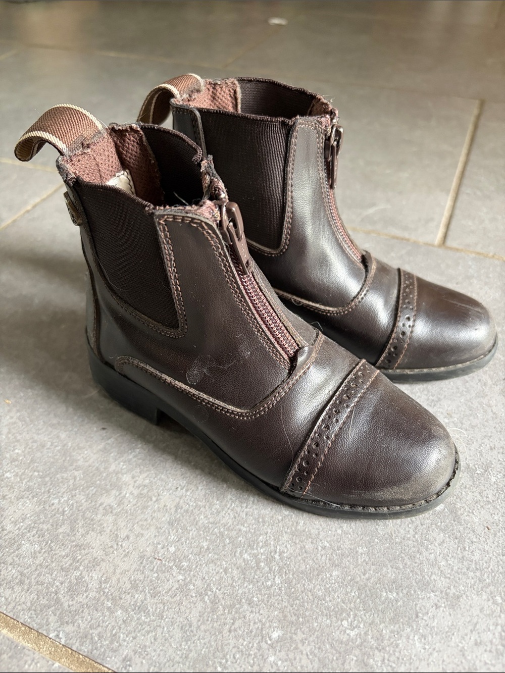 Equistar kids paddock boots